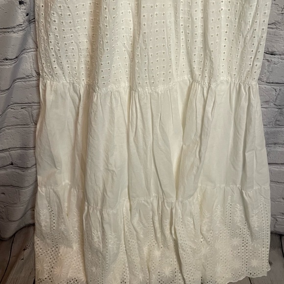 Anthropologie HD In Paris White Crochet Halter Maxi Dress - Picture 2 of 7